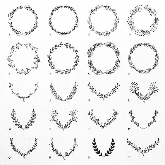 手帐边框简单又漂亮100个,手帐插画简笔画边框