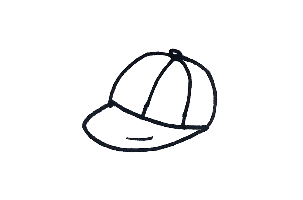 简笔画帽子怎么画最好看,冬季帽子简笔画简单又好看卡通