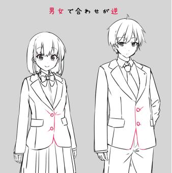 如何画动漫女性穿搭风格,漫画人物女生服装画法