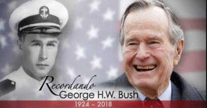 总统老布什一生访华20多次,老布什第一次访华