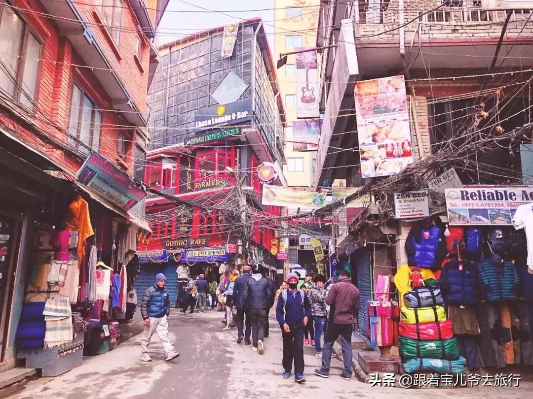 尼泊尔购物天堂泰米尔,尼泊尔加德满都街边买东西