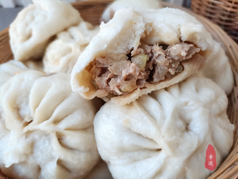 烫面冬瓜包子怎么做好吃又简单,冬瓜馅料的包子