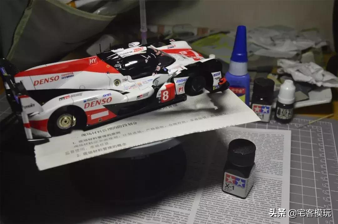 田宫模型本田s2000拼装全过程,模型田宫