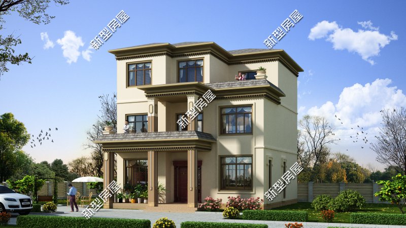 农村什么户型的房子最好,农村建房150平带露台最佳户型