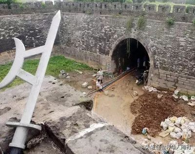 古城墙抗洪,安徽古城洪水墙