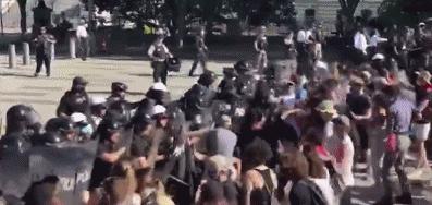 白宫回应特朗普号召抗议,白宫外的抗议持续多久