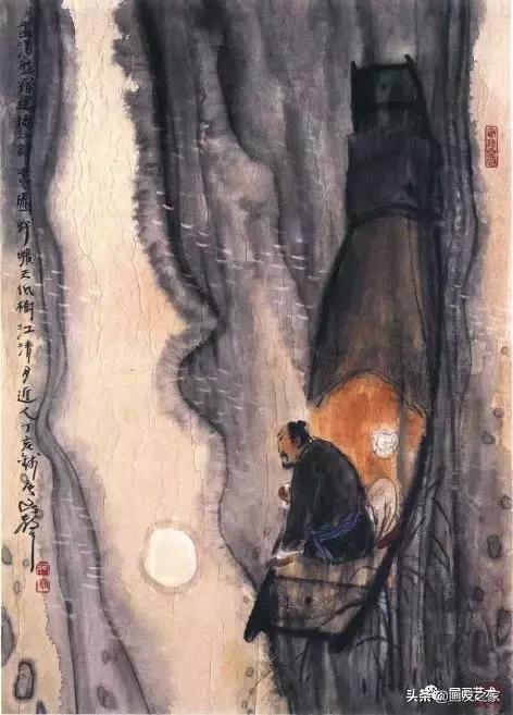 经典古诗词国画好看,当唐诗遇上国画