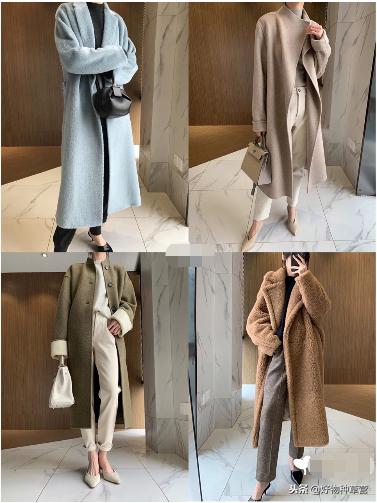职场修身大衣搭配长款,适合溜肩穿的大衣外套