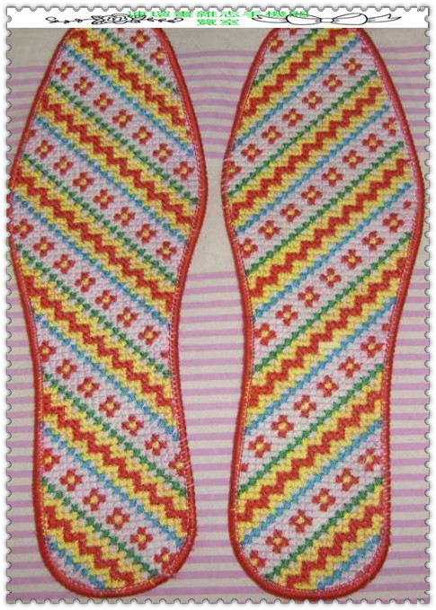 绣花鞋垫欣赏,绣花鞋垫大全完整版