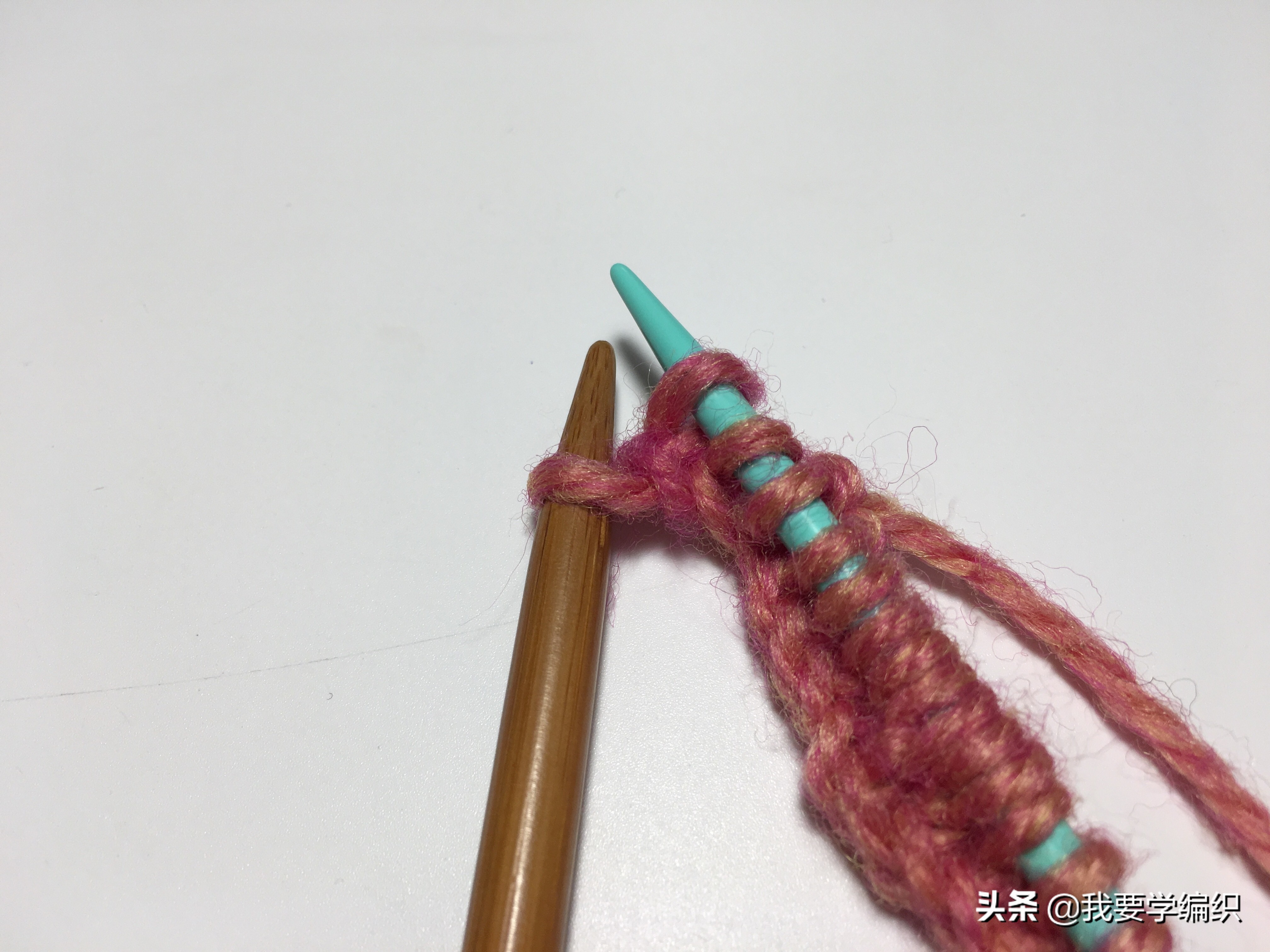 波浪围巾钩织教程,棉花糖毛线编织波浪围巾