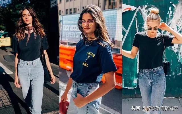 简单的t恤怎么搭配男,时尚t恤洋气穿搭