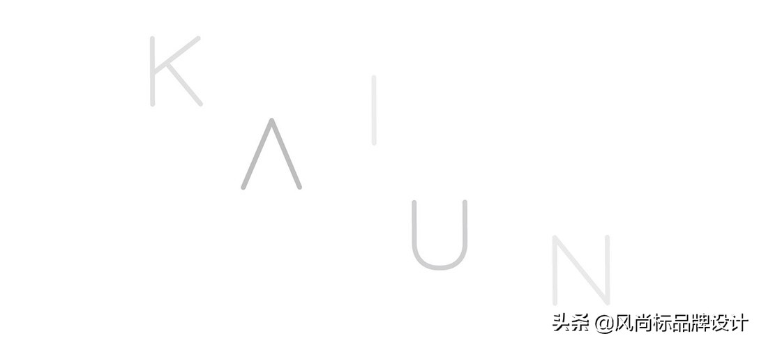 “kaiun”天然温泉水制成的化妆品品牌设计分享