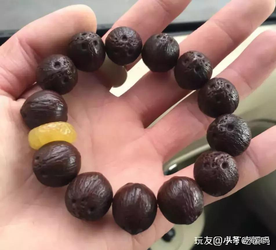 最难盘上色的手串,后期可以盘黑的手串