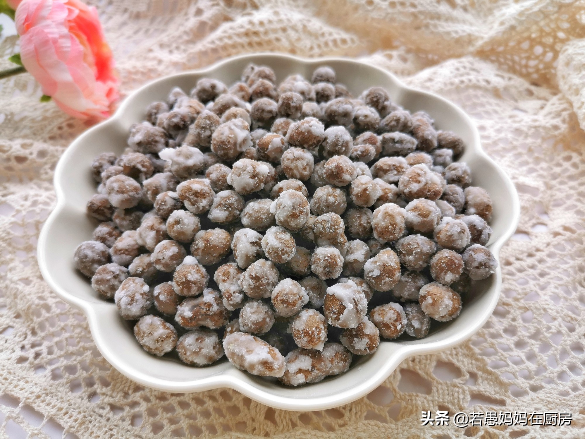 不带淀粉的糖霜山药豆,不用糖做的山药豆