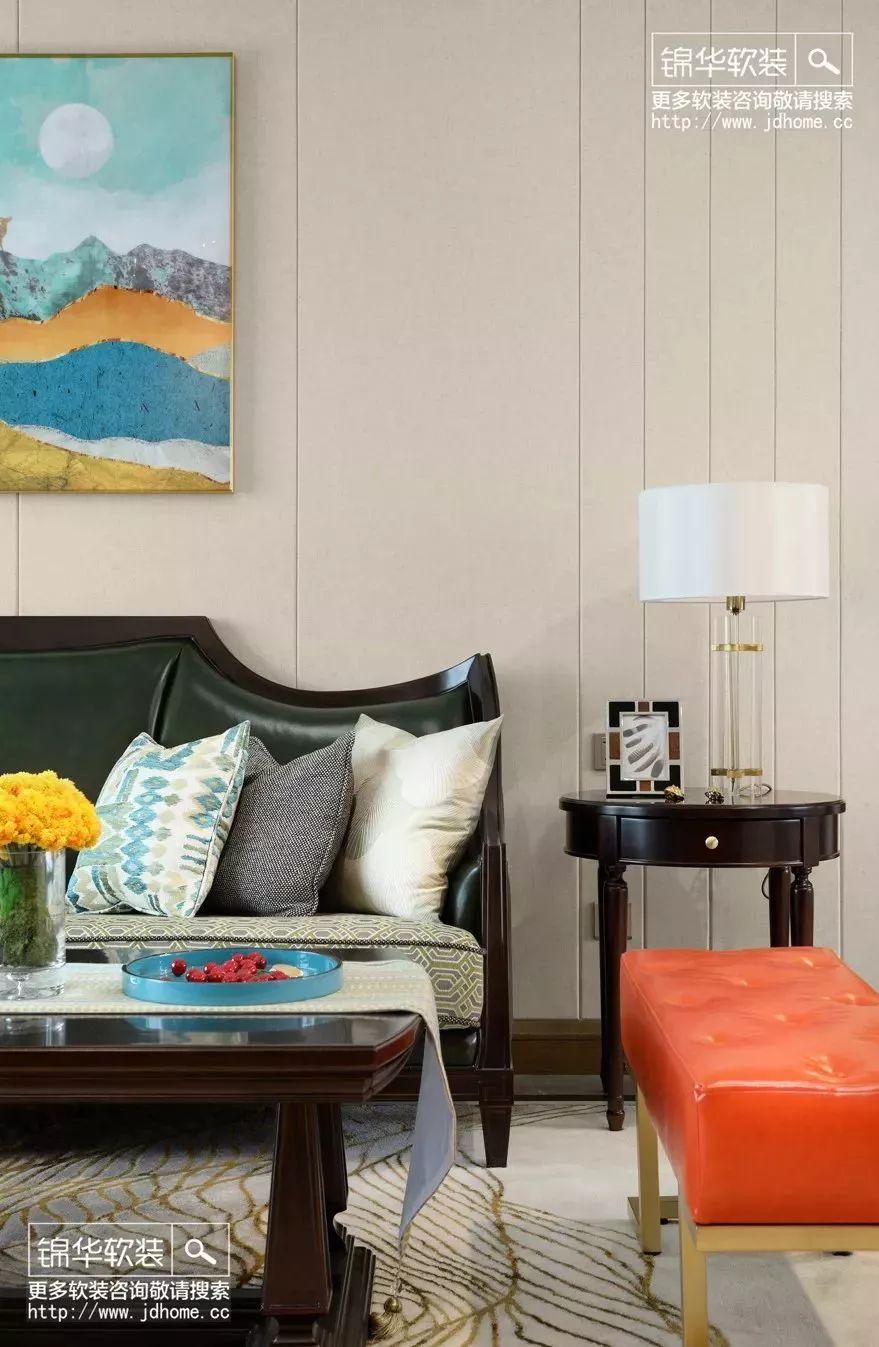 锦华装修风格实景,锦华装饰美式