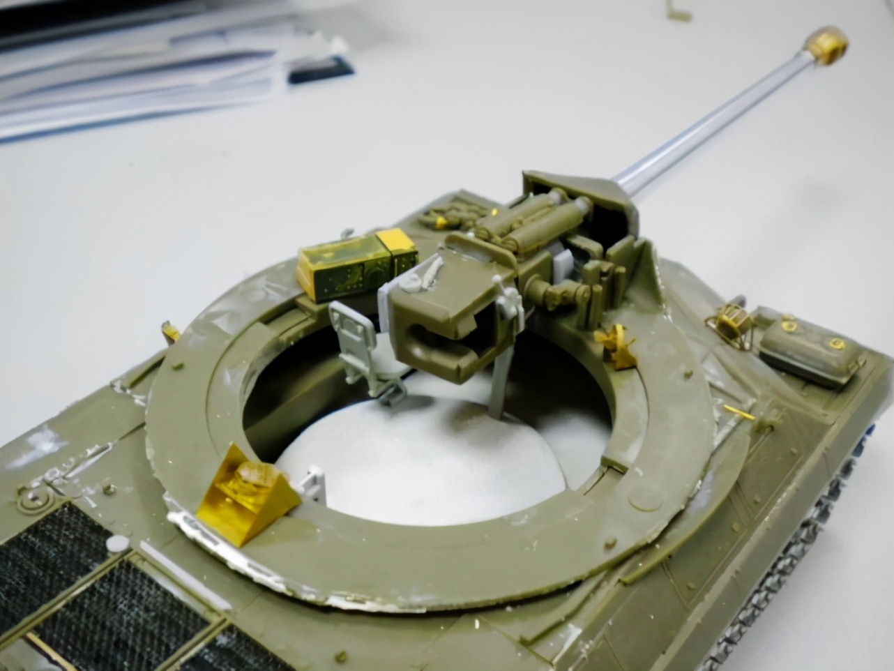 45元塑料坦克模型，精心制作半年，完工时太逼真！一万元也不卖