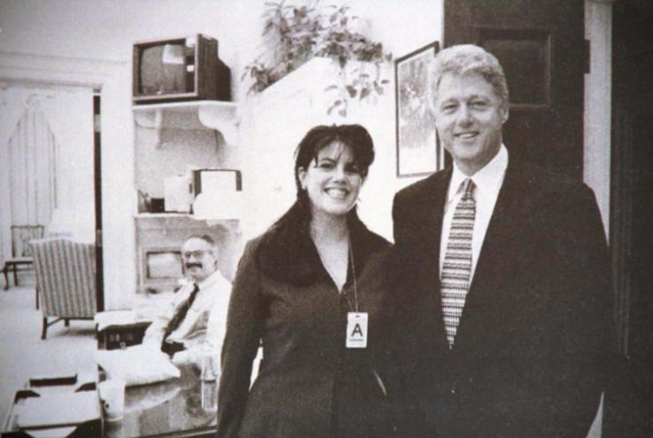 莱温斯基在白宫时照片,莱温斯基克林顿的表现