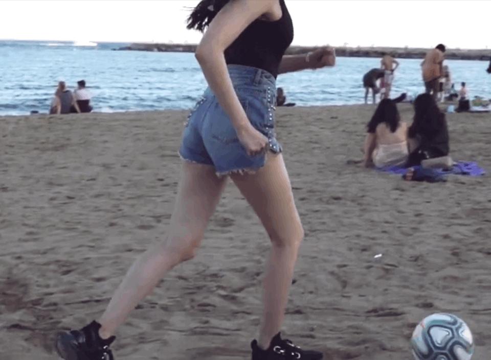 张天爱助力西甲,张天爱足球