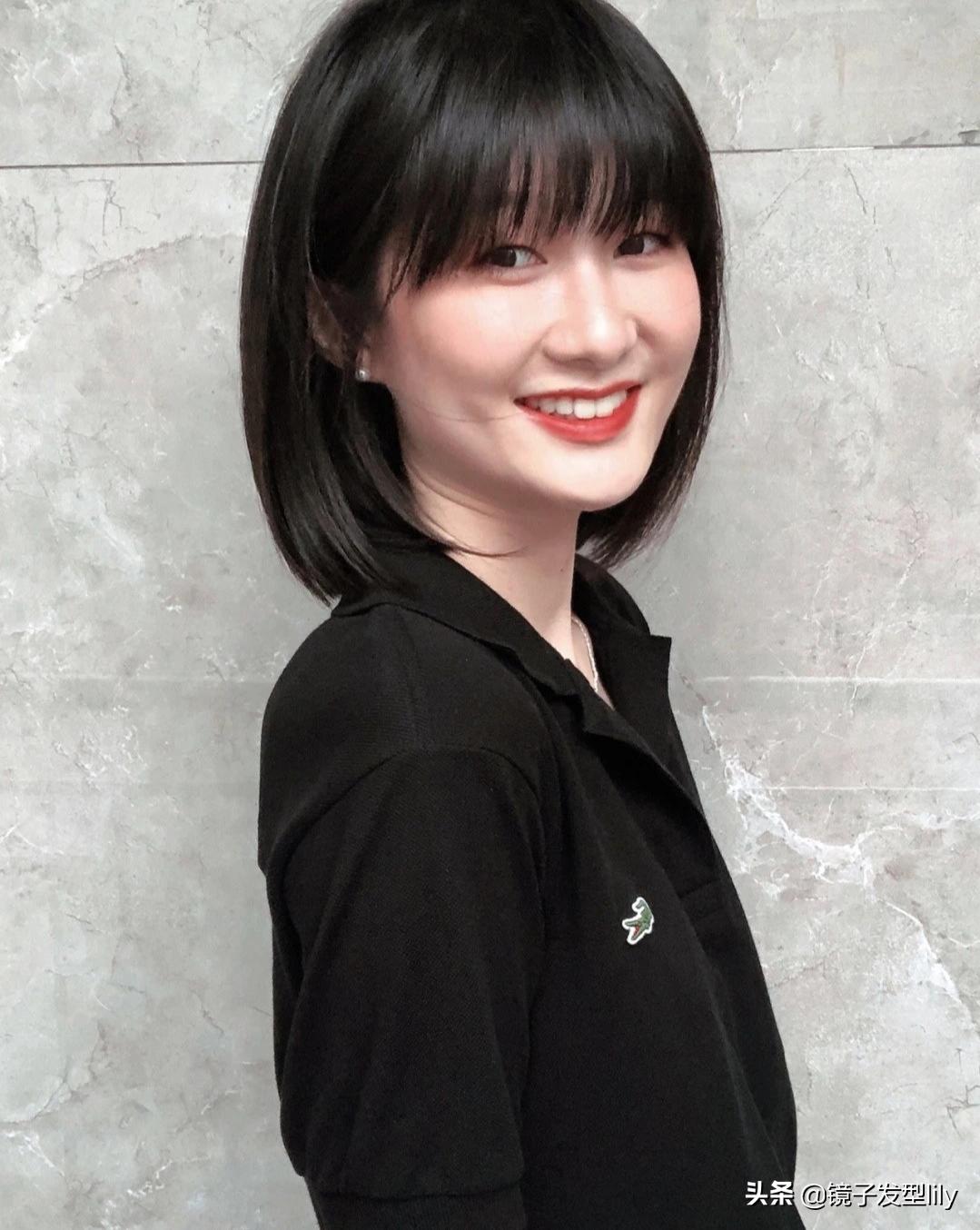 可爱的发型显脸小长发,小脸型短发发型设计