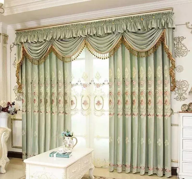 双层弧形工字折帘头效果图,工字折帘头教程