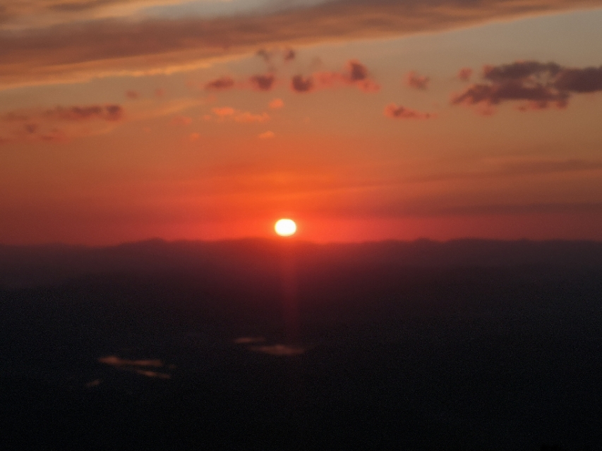 新宾岗山日出,新宾岗山的雪景