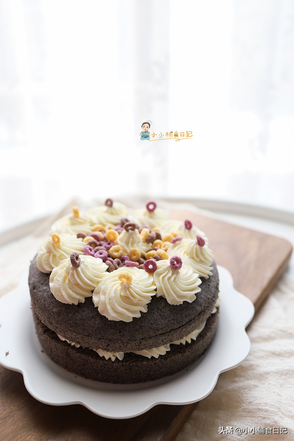 双层蛋糕奶油裱花简单做法,做蛋糕裱花用什么奶油最好