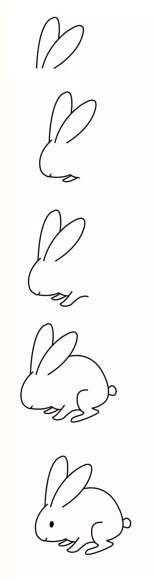 儿童简笔画入门动物4-6岁男孩,10000种超萌动物简笔画大全