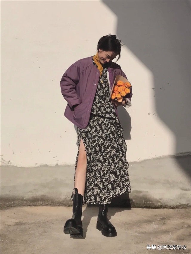 矮个子必备鞋最新款长筒靴,冬天穿上小黑靴的你时髦又显高