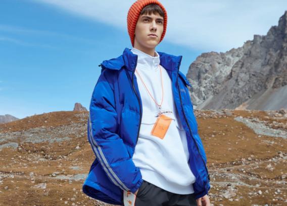 美特斯邦威实样黄羽绒服,美特斯邦威羽绒服穿搭