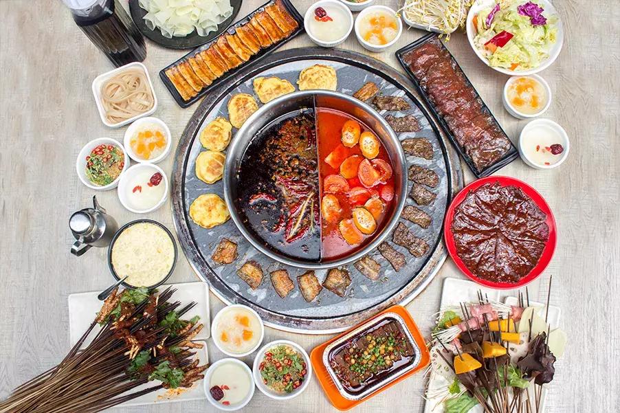 3到4人餐美味串串火锅78元,火锅3味一体
