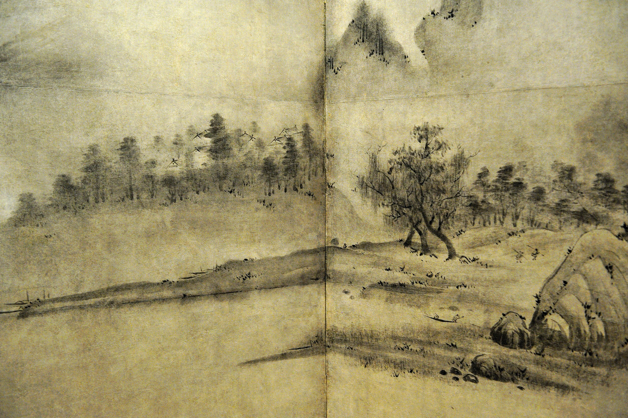 日本画家浮世绘一帆风顺风景画,日本画家张大千