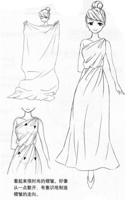 衣服出褶皱了没熨斗怎么快速弄平,手臂自然下垂的衣服褶皱怎么画