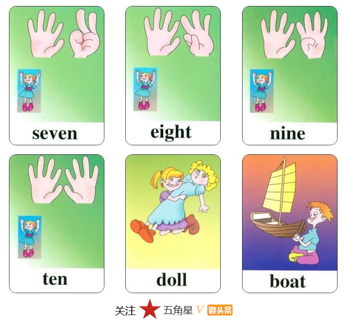 小学三年级英语单词识图卡,少儿英语看图片学单词工具篇