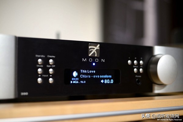 很强大!只要配上后级就OK:Moon390串流*放播**器/前级