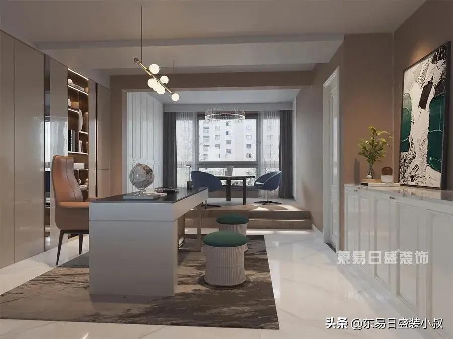 家里一定要有一个书房,家里有个好看的办公室