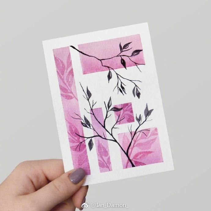 水彩配色卡图片,植物水彩配色大全