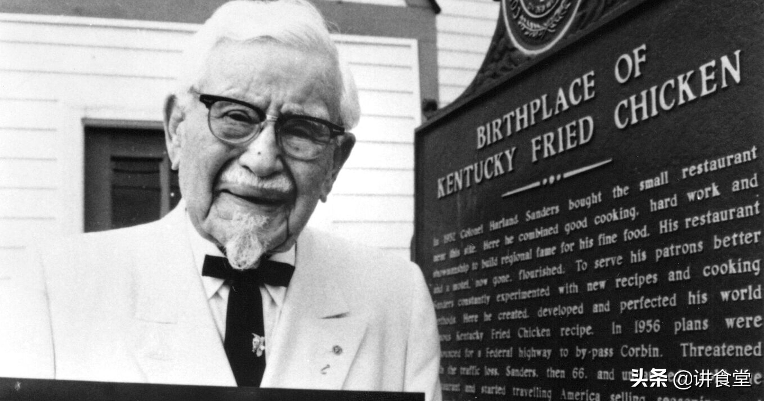 肯德基叔叔和肯德基爷爷,原来肯德基爷爷是这样的