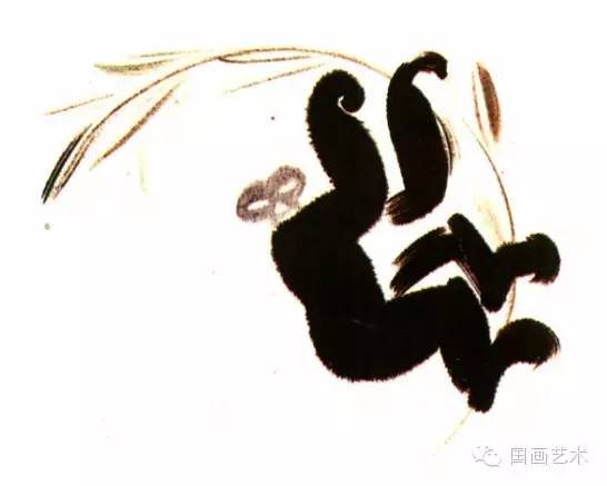 韩美林作品猴,韩美林画猴子视频教程