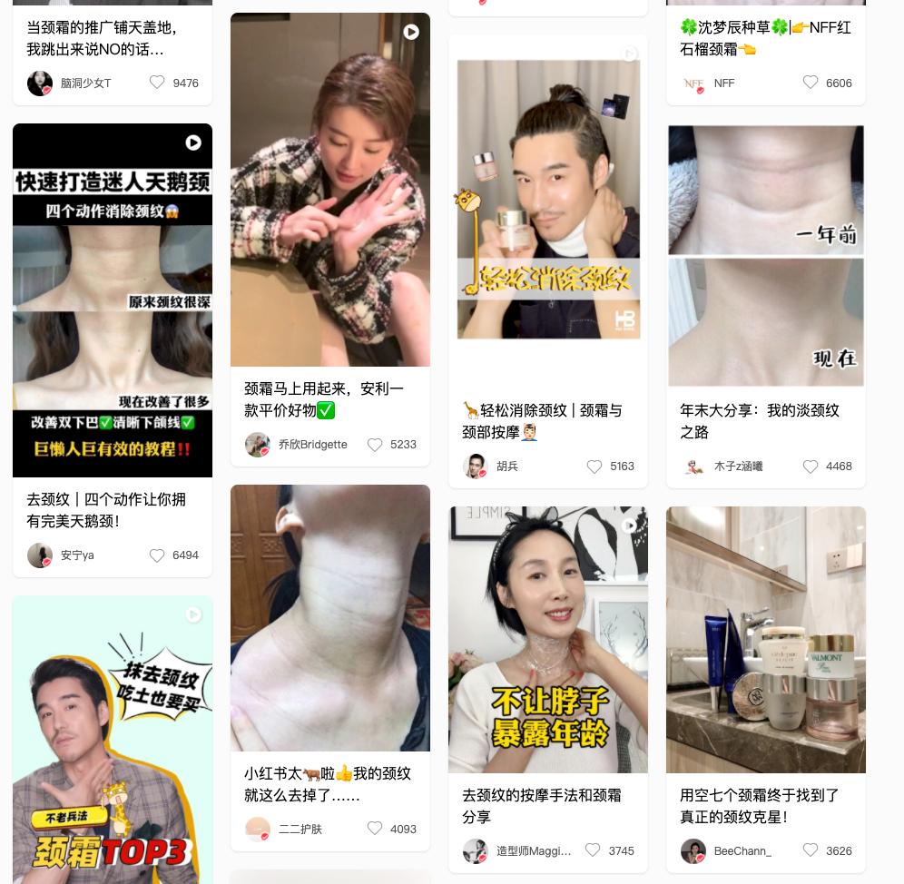 尚待发掘的颈部护理市场​，能否大有可为？有如何打出名堂？