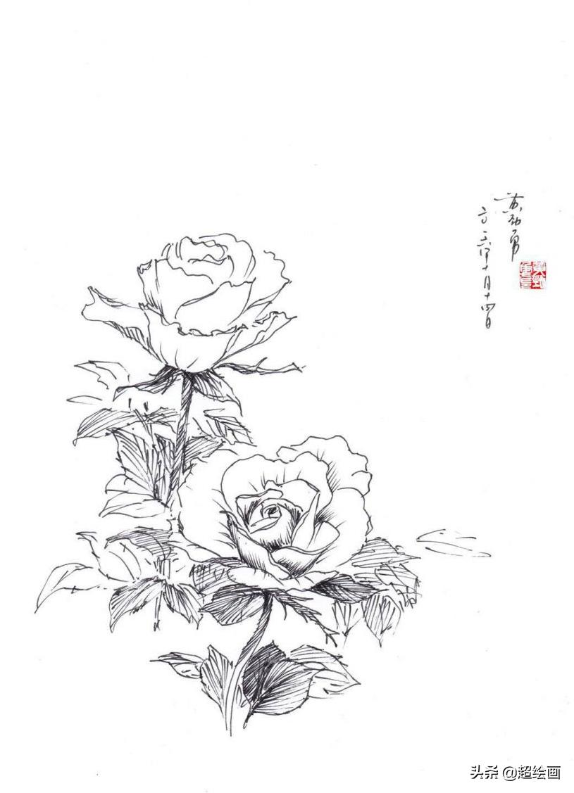 十大顶级钢笔画速写,钢笔速写100幅图片