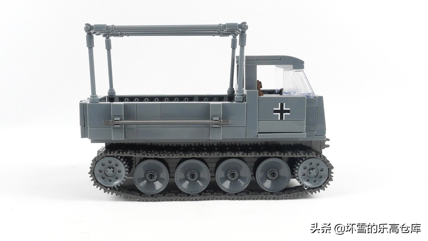 用积木还原二战,二战德军运输车积木