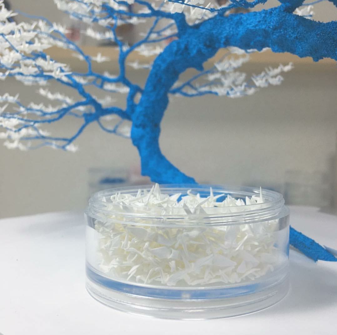 杭州95后小伙折纸山海经千纸鹤,日本折千纸鹤的纸