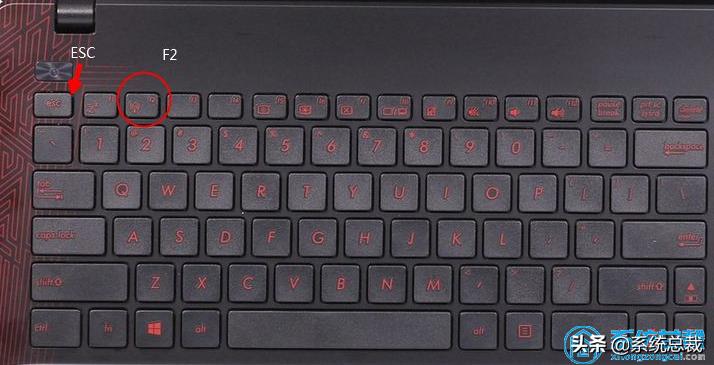 华硕v4000f如何进入bios设置界面,华硕笔记本没电开机卡在bios界面