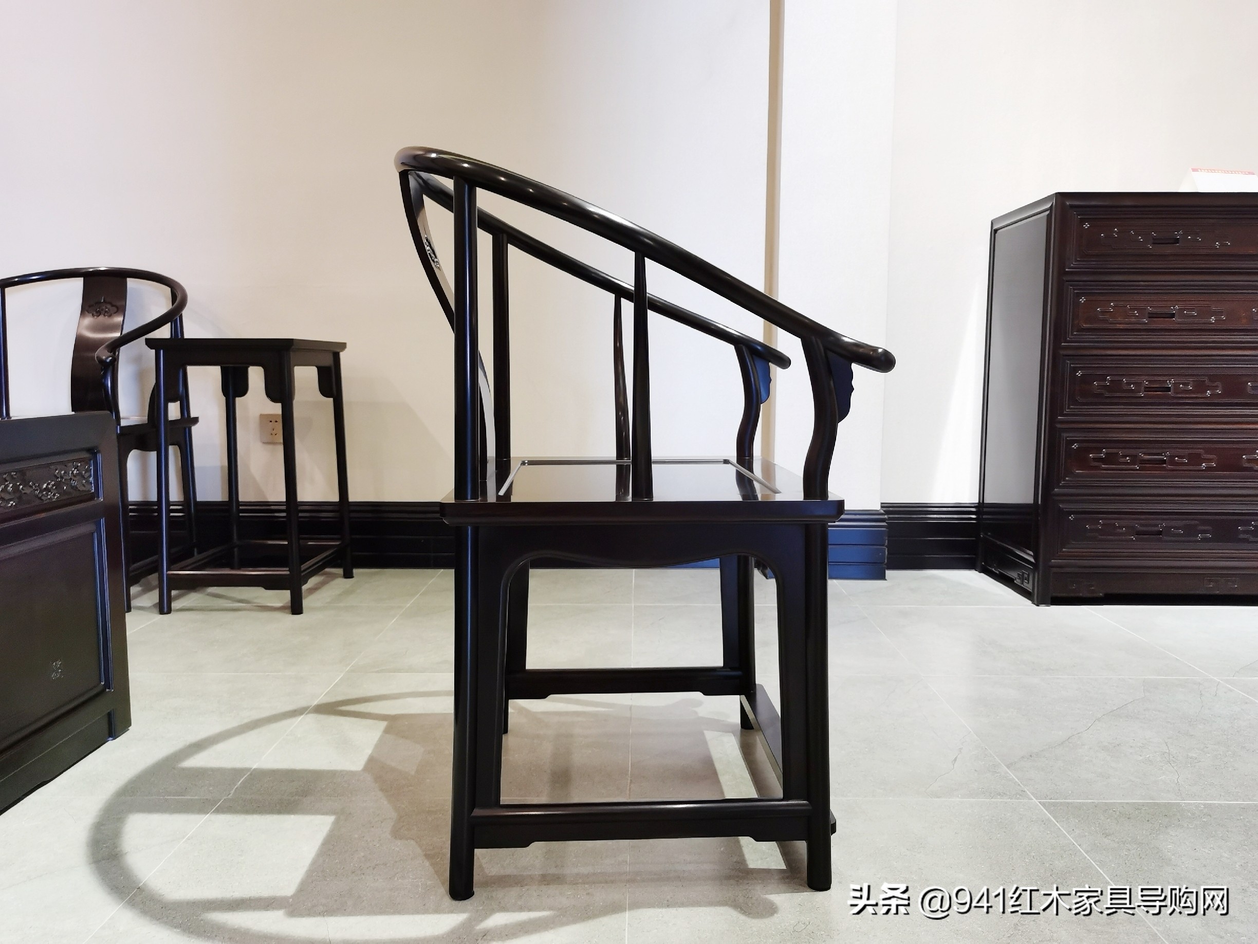 红木家具最受欢迎的三种木材,红木家具圈椅介绍