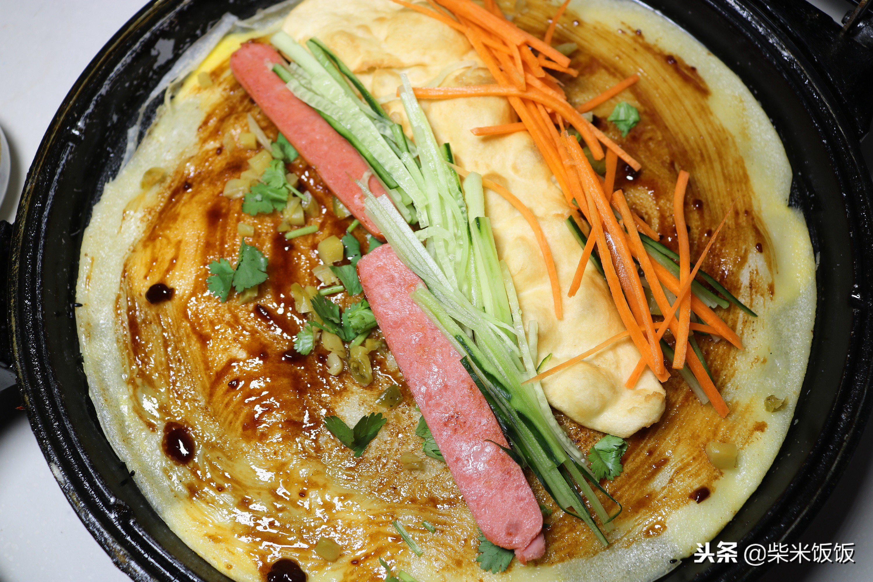 松软营养的早餐饼太好吃了,好吃又简单的早餐饼你学会了吗