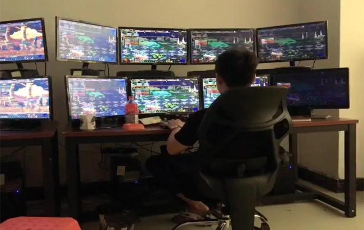 实拍代练工作室,电脑比网吧还多、还专业,这口青春饭不好吃!