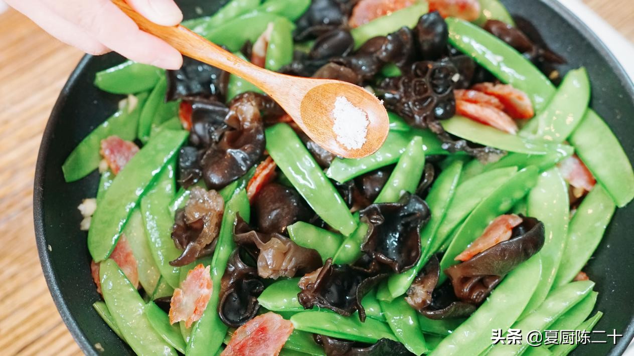 会吃的人吃的东西,素炒荷兰豆口感清脆美味下饭