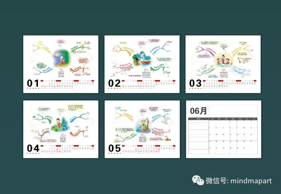 日历大揭秘思维导图,2022思维导图创意设计