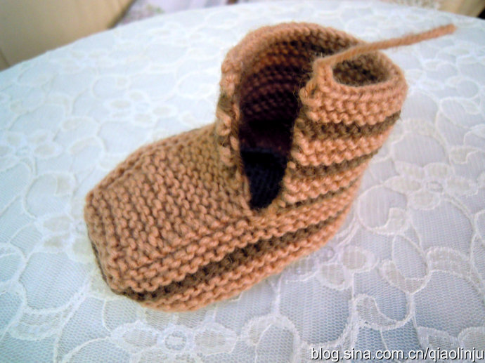 宝宝毛鞋编织视频,宝宝鞋的编织过程