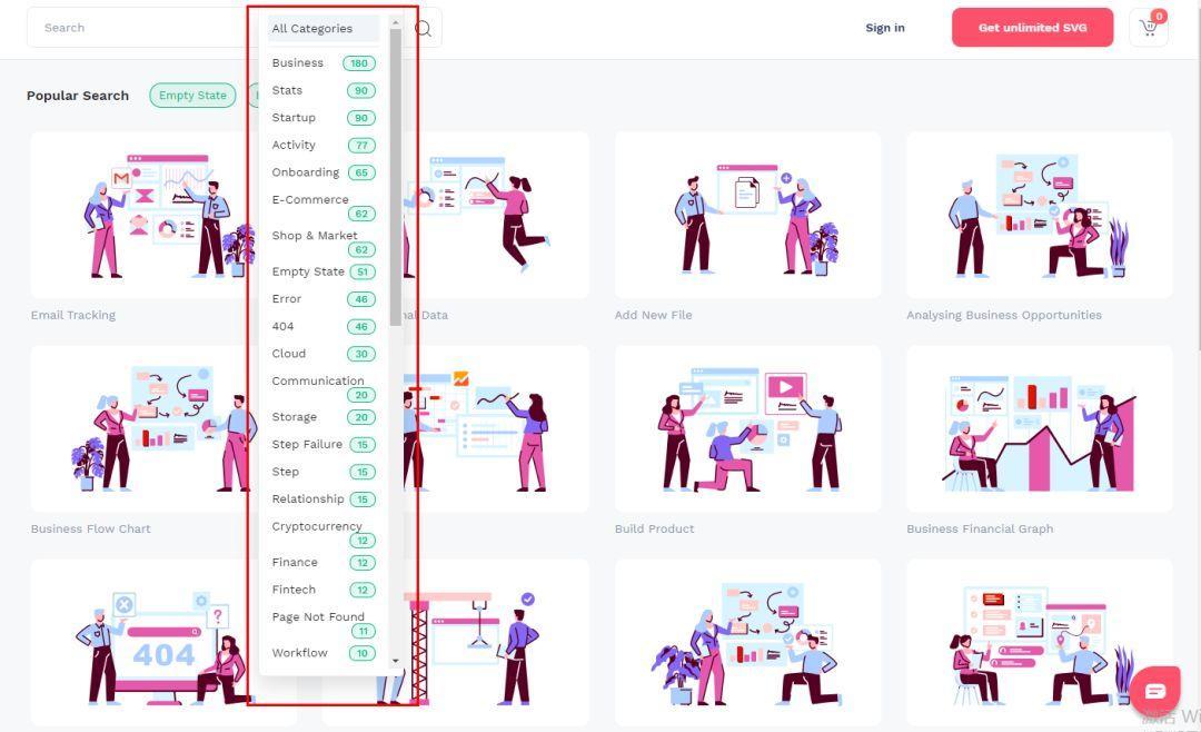 设计基础插画素材网站,插画ui素材